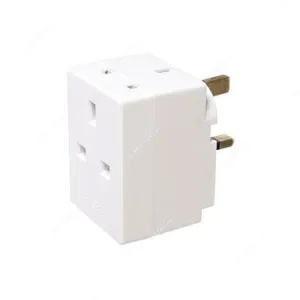 Volex 13A 3-Way Multi Socket Plug Adapter