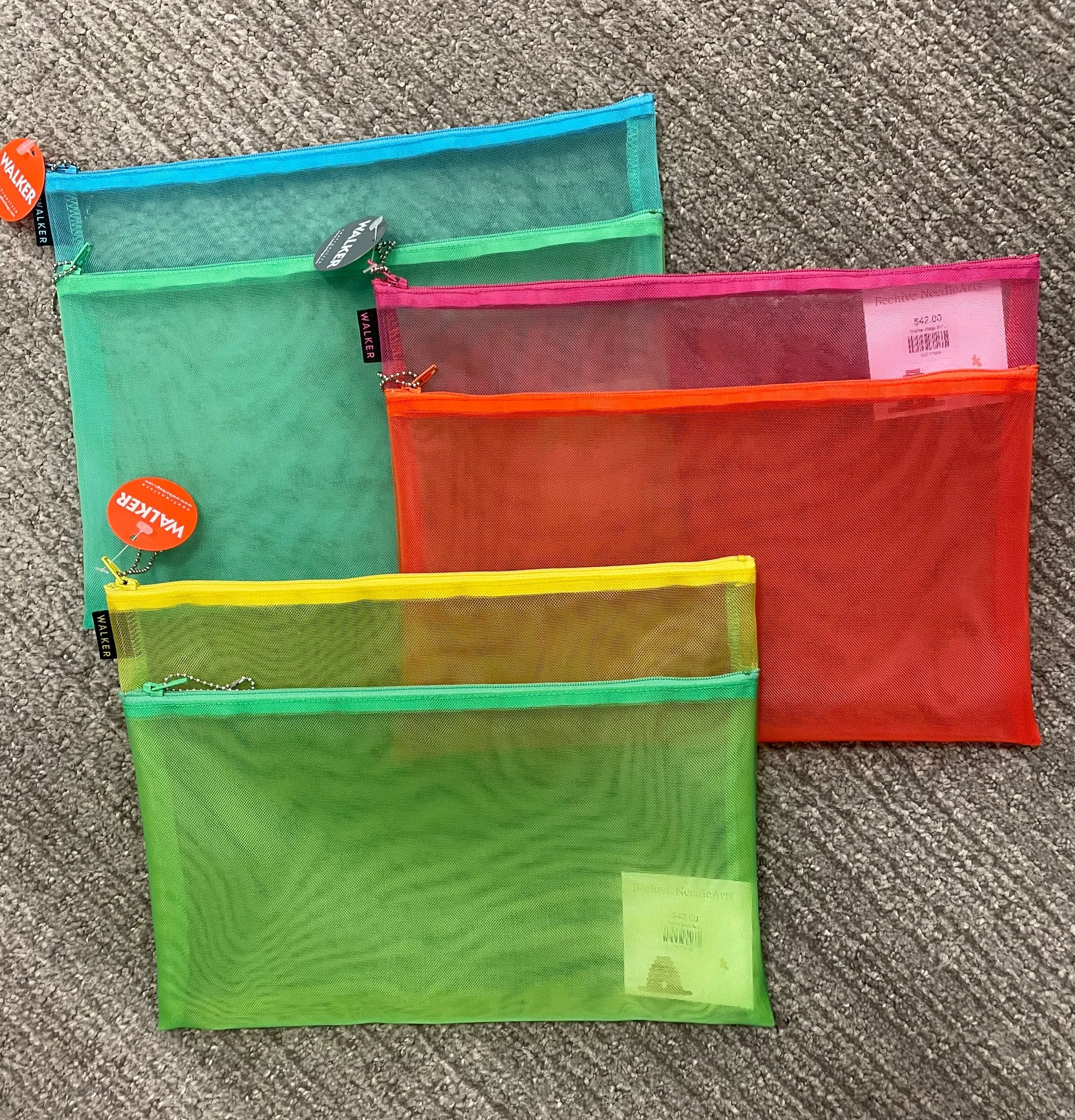 Walker Bags 9x12 double zipper