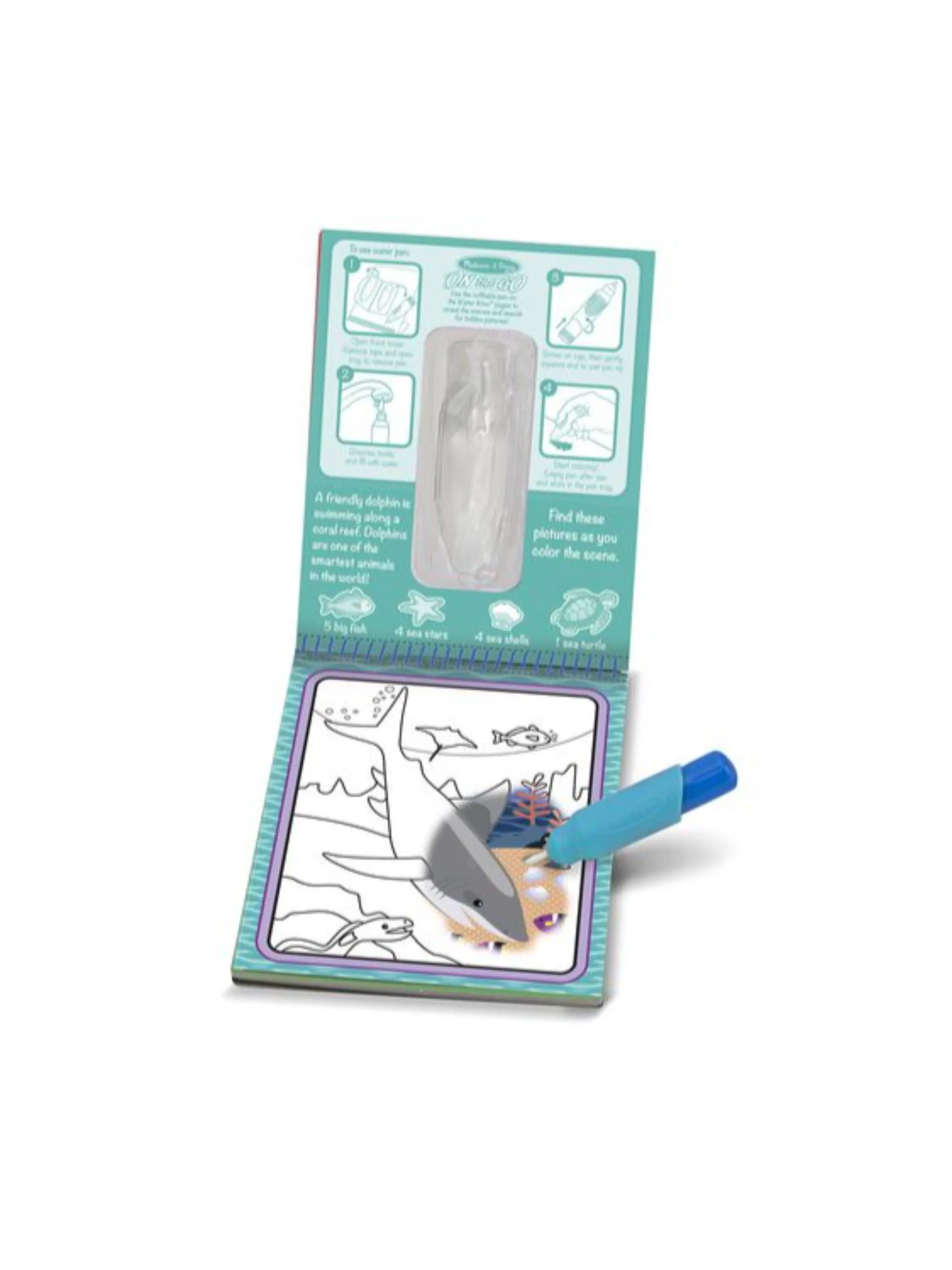 Water Wow! - Under The Sea Water Reveal Pad - On the Go Travel Activity