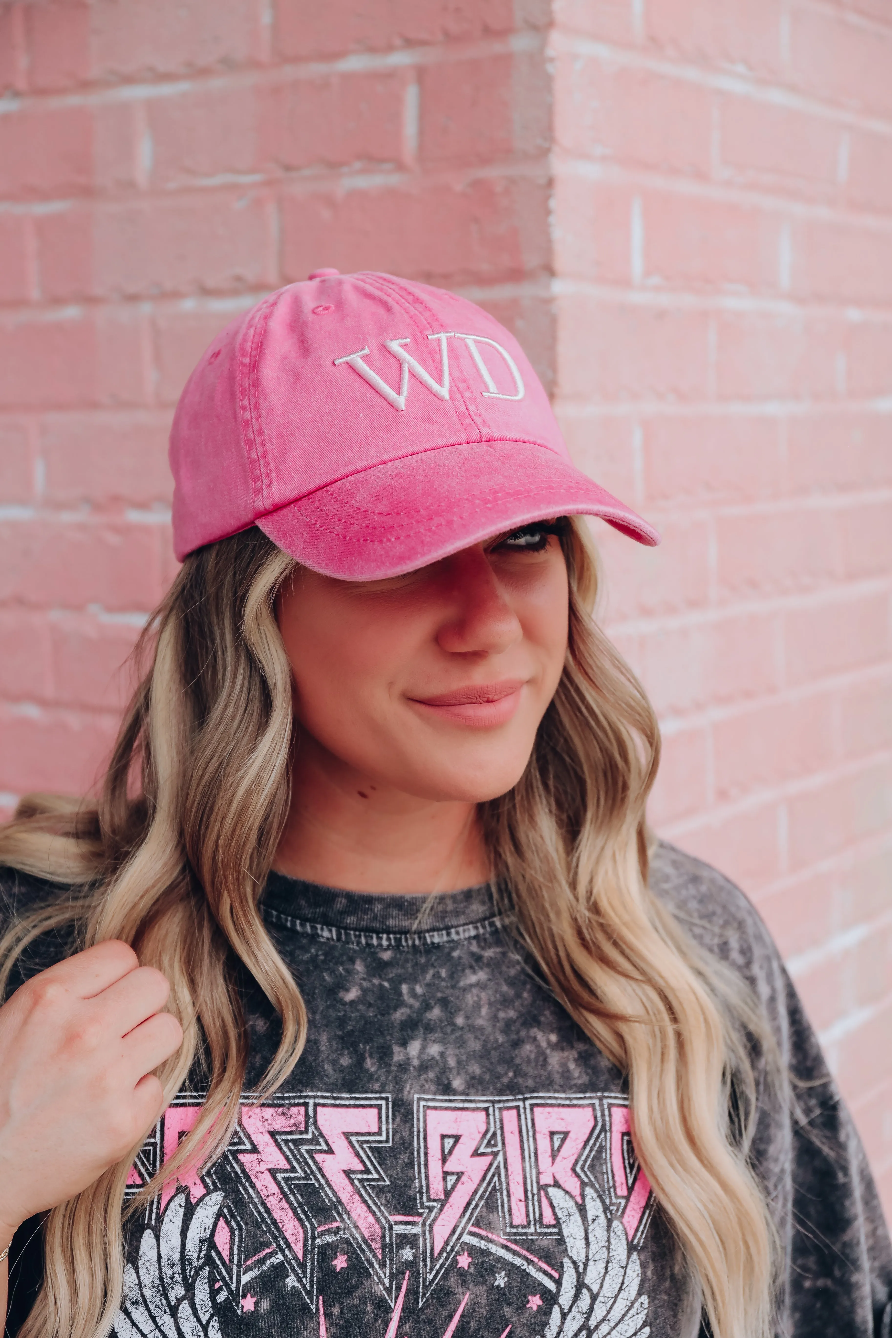 WD Logo Baseball Cap - Faded Pink
