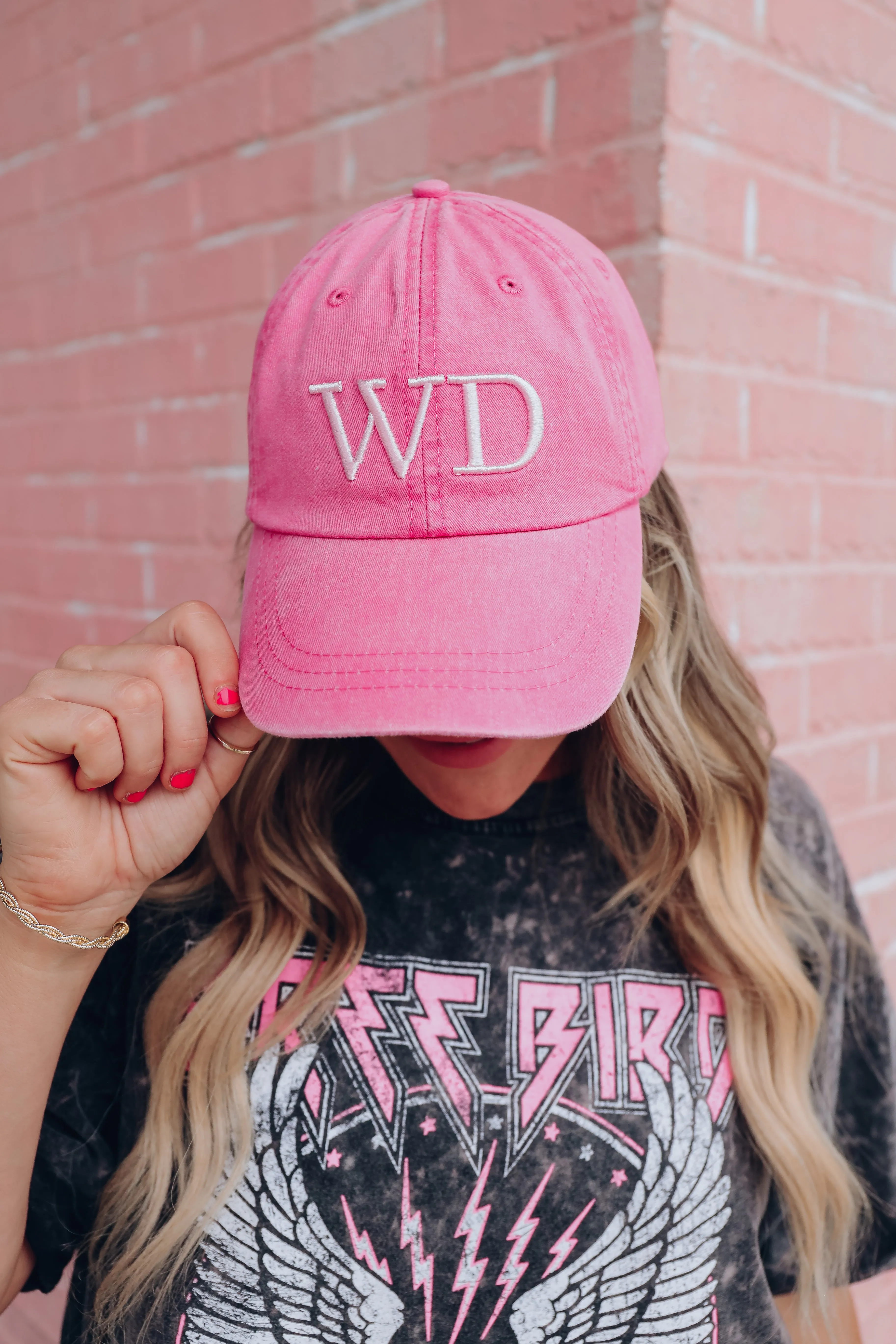 WD Logo Baseball Cap - Faded Pink