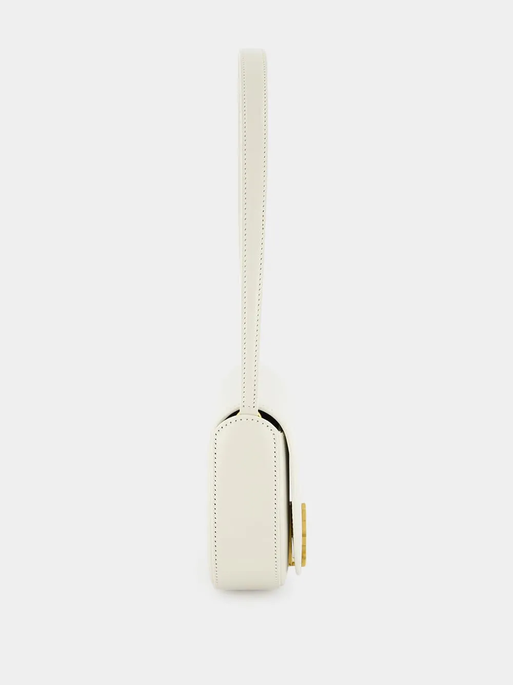White Mini Voltaire Leather Bag