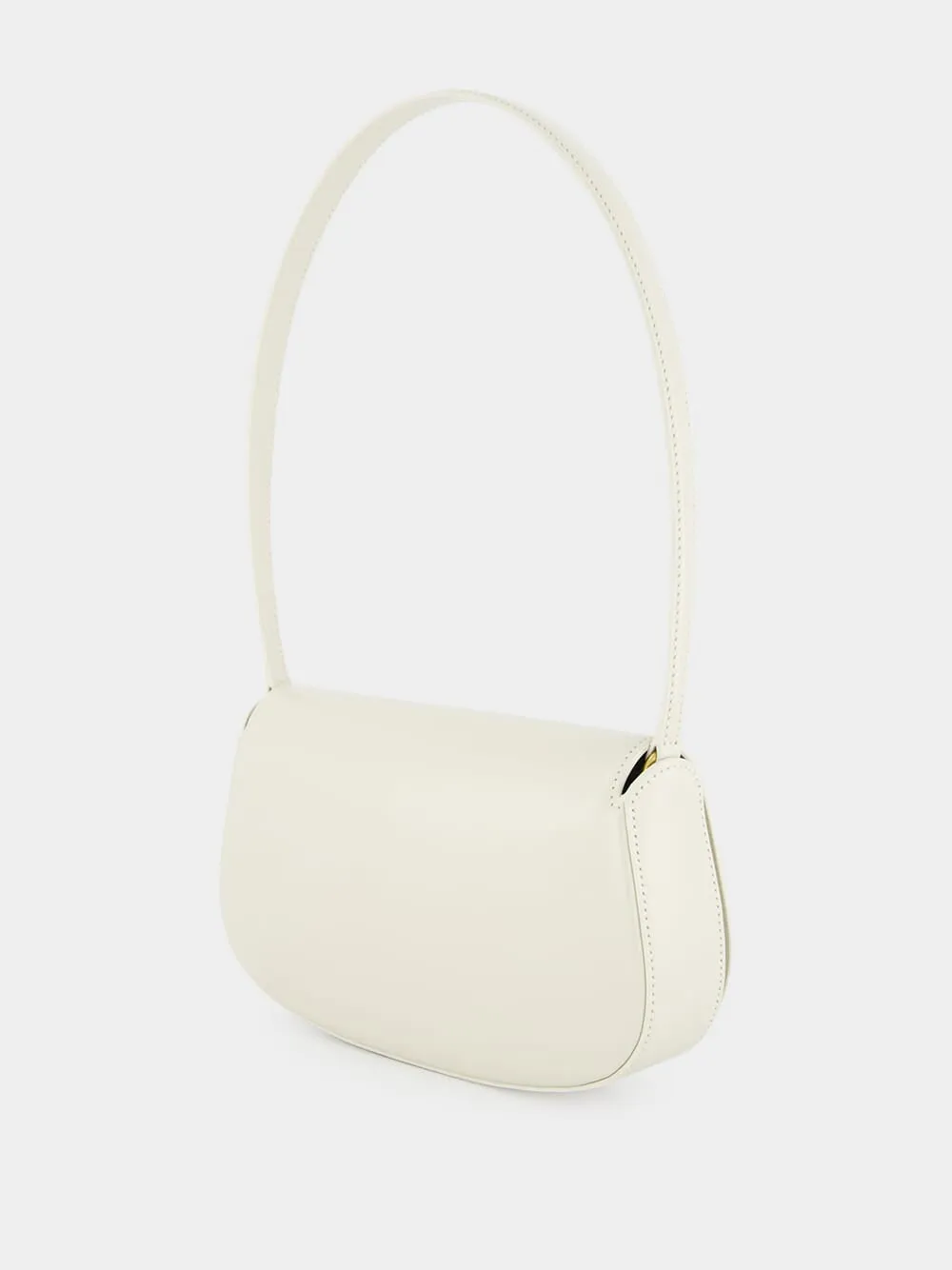 White Mini Voltaire Leather Bag