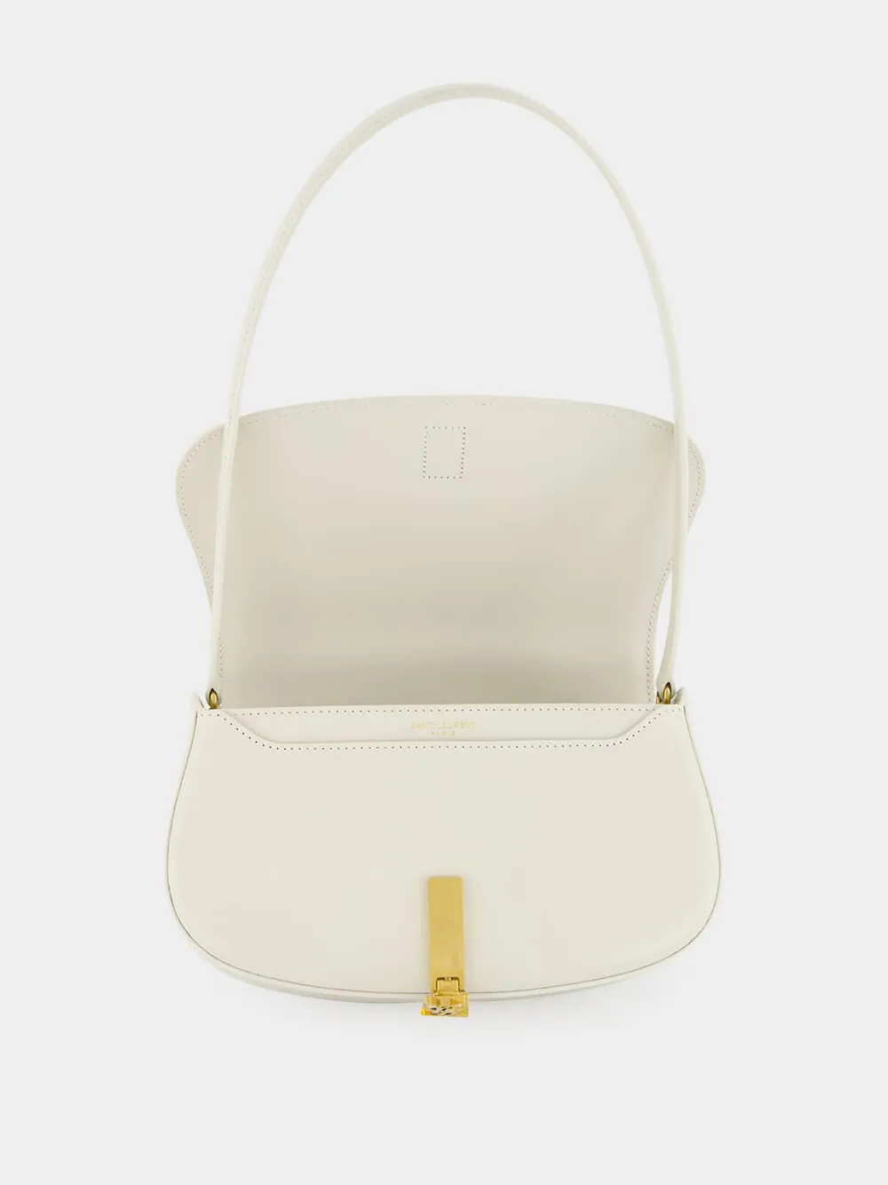 White Mini Voltaire Leather Bag