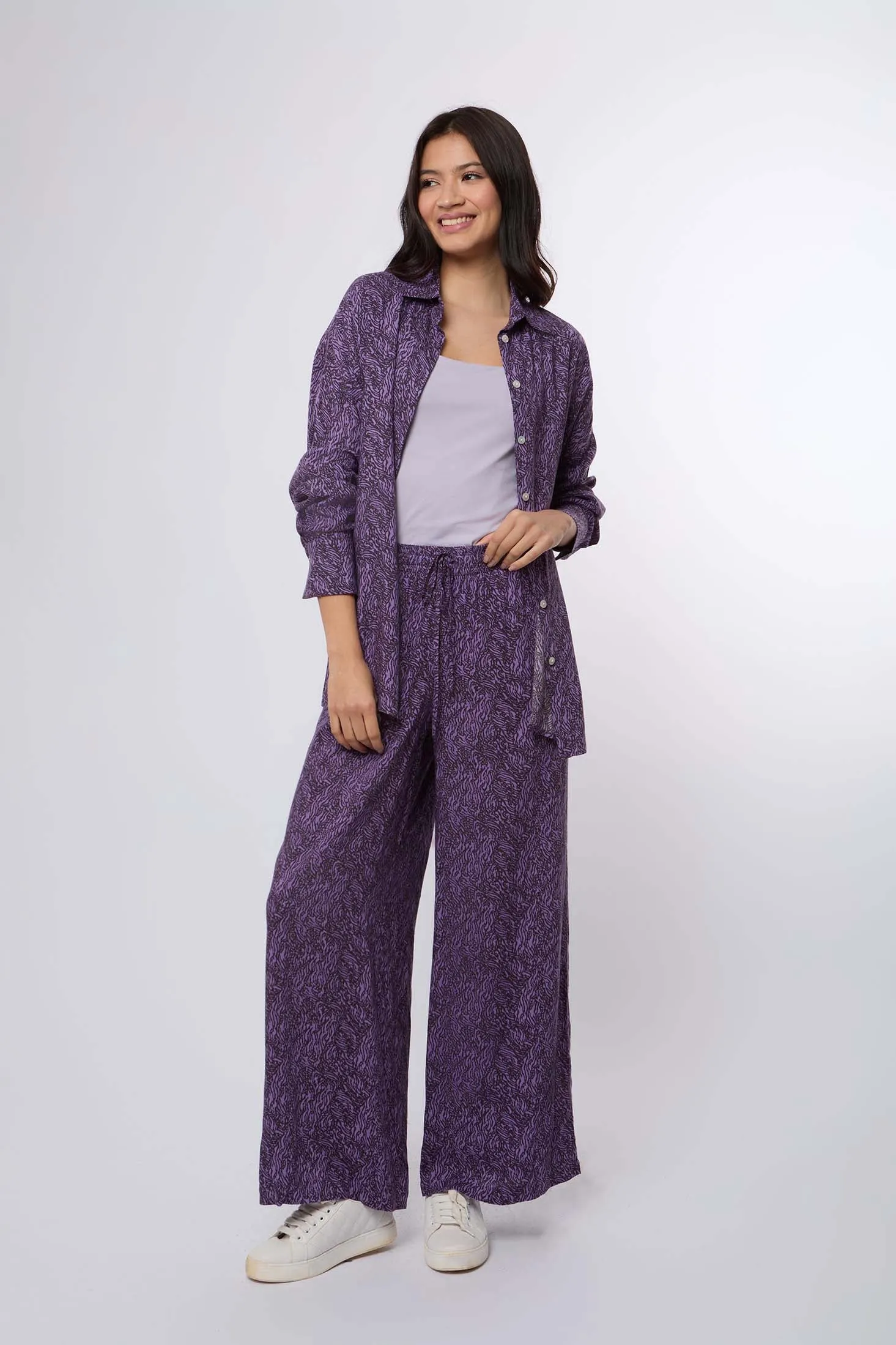 Women Blouse Long Sleeve Printed Oversize Multicolor