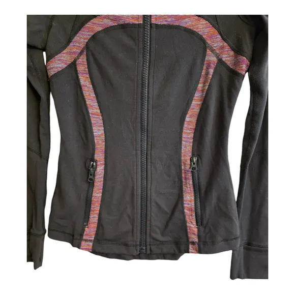 Women's lululemon Jacket Black Multicolor Size 4