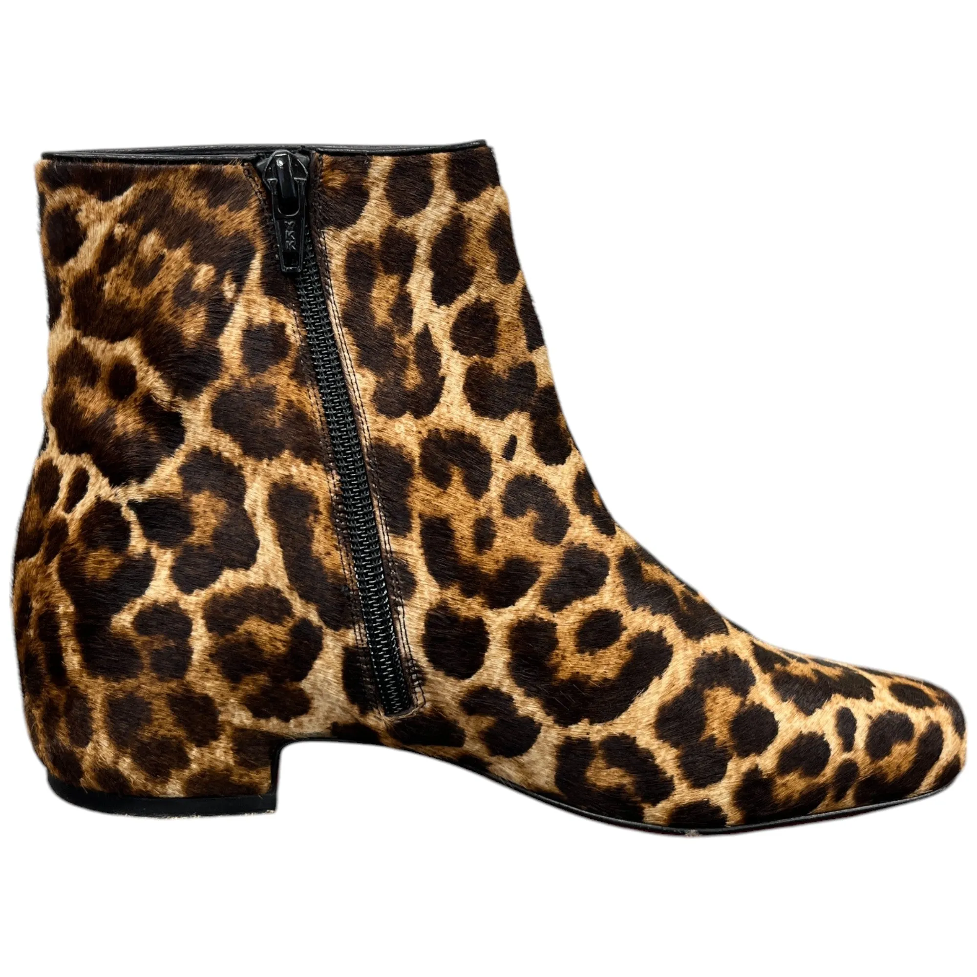 Women's Tounoir Leopard Print Ankles Boots Brown Size EU 36 / UK 3