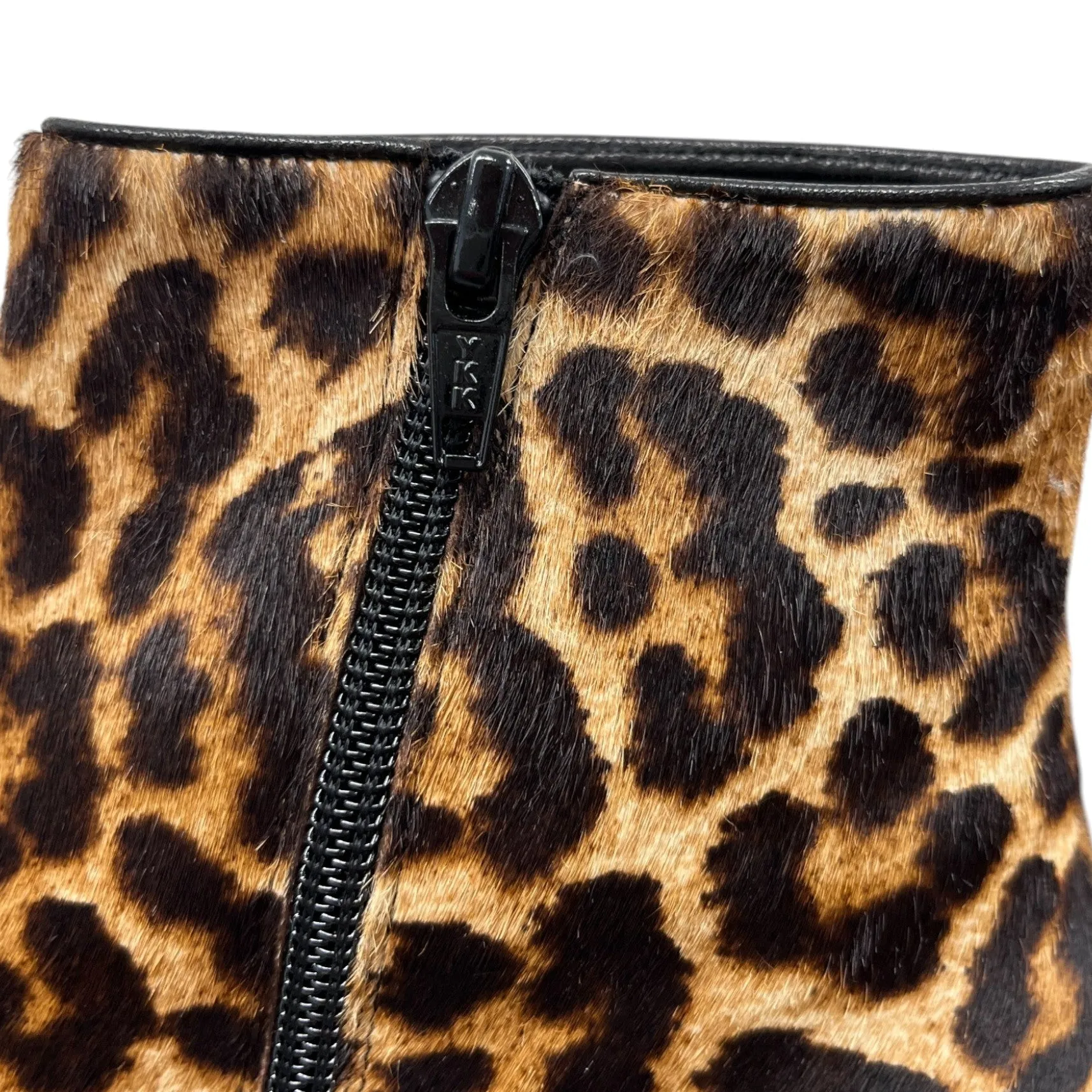 Women's Tounoir Leopard Print Ankles Boots Brown Size EU 36 / UK 3