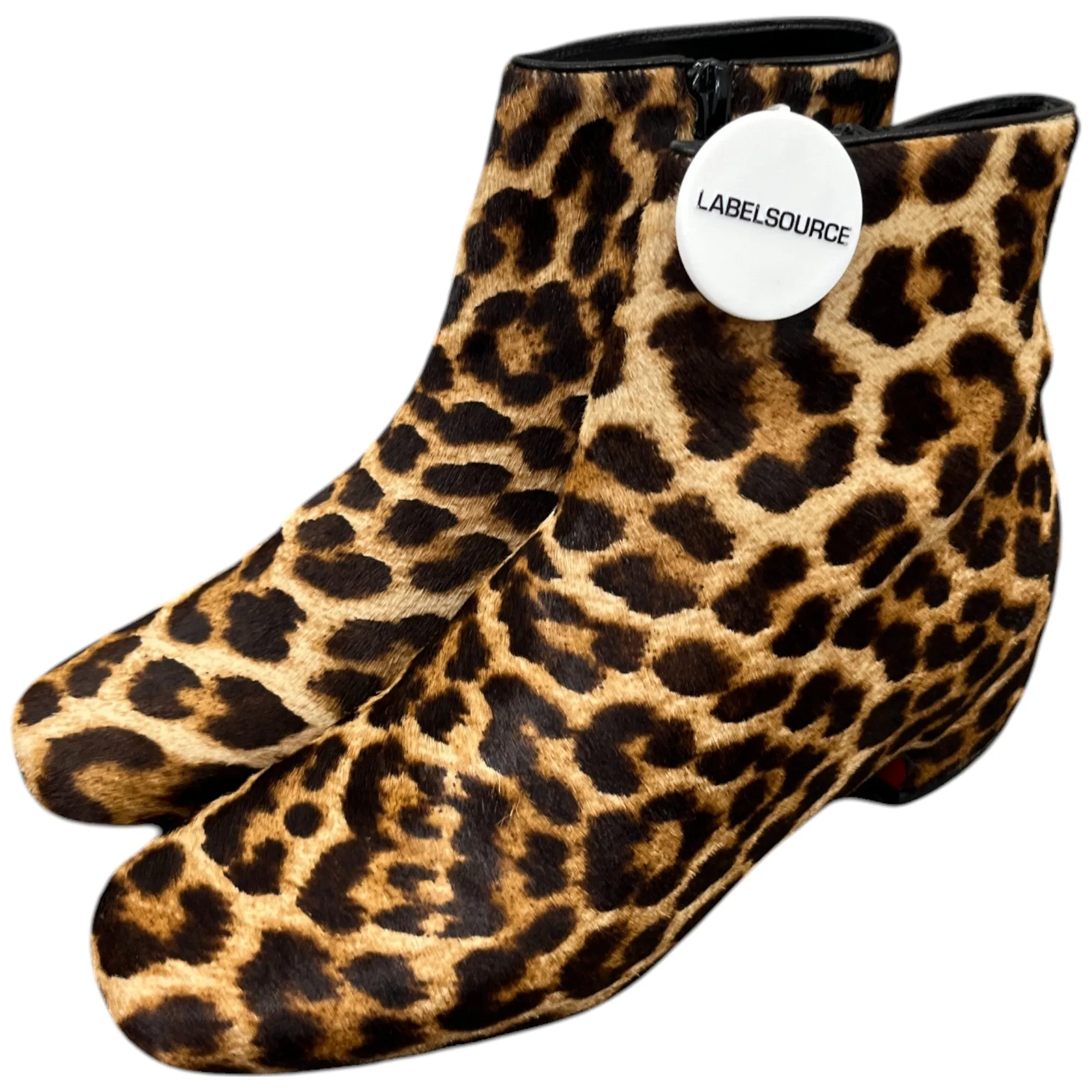 Women's Tounoir Leopard Print Ankles Boots Brown Size EU 36 / UK 3