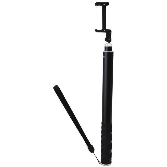 World's Best Telescoping Selfie Stick with Bluetooth Remote Shutter