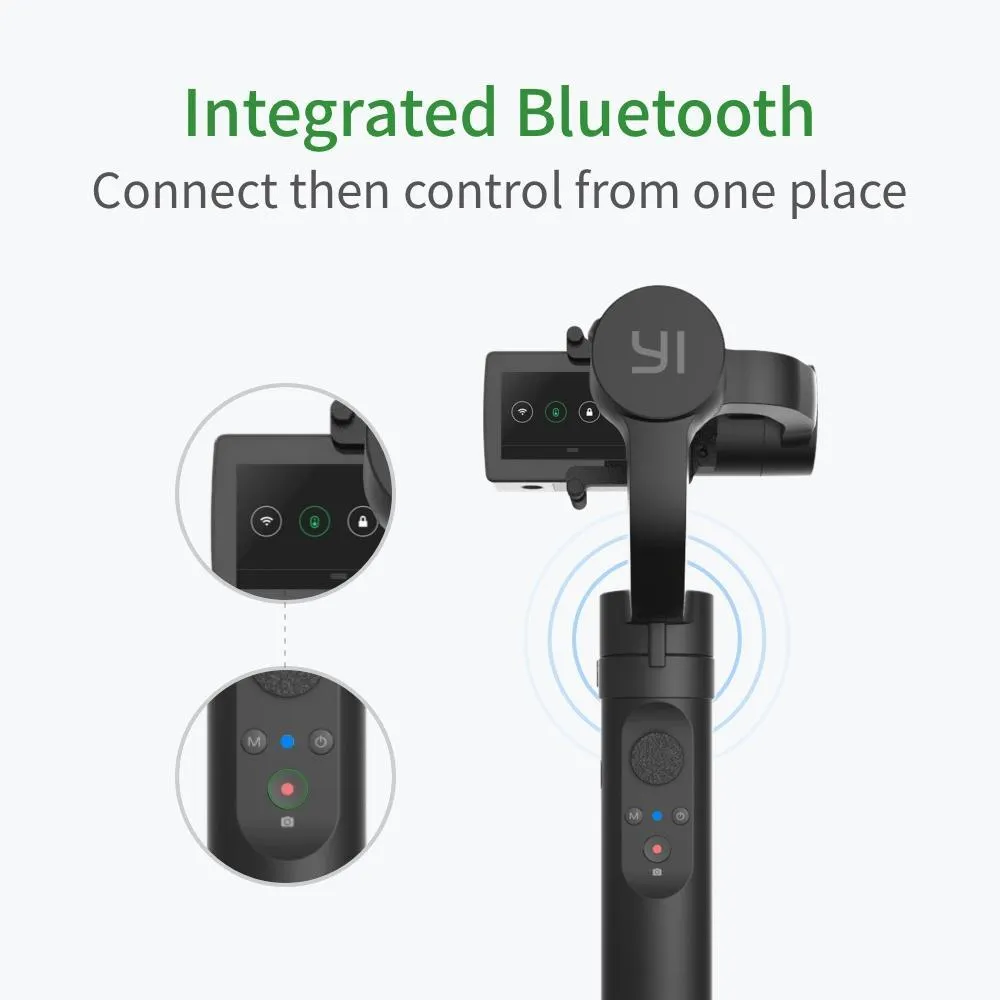 YI Action Camera Gimbal 3-Axis Handheld Stabilizer