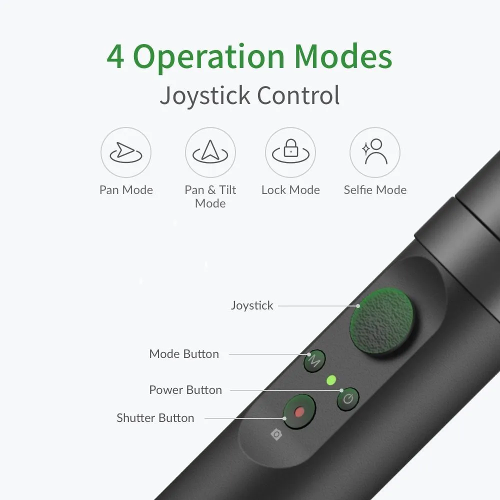 YI Action Camera Gimbal 3-Axis Handheld Stabilizer