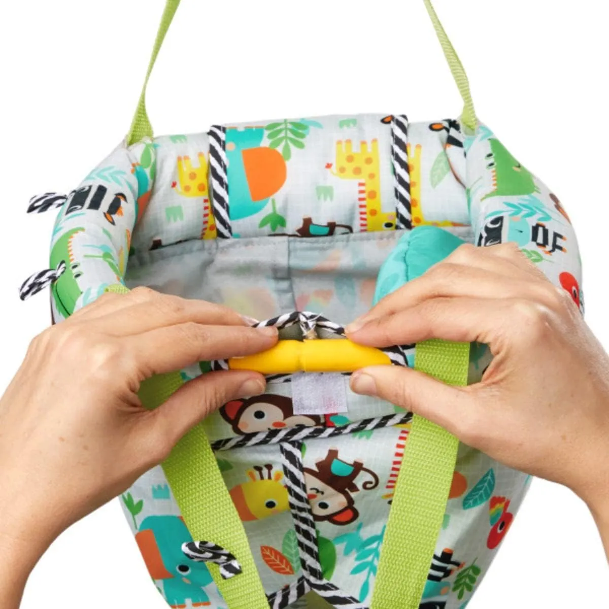 Zig Zag Zebra Door Jumper