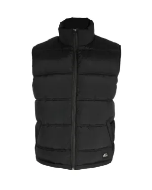 Zip Up Vest - Black