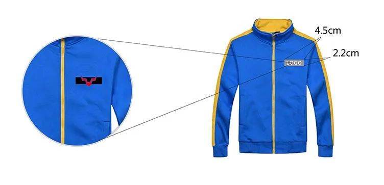 Zippered Long-Sleeved Jacket For Sports