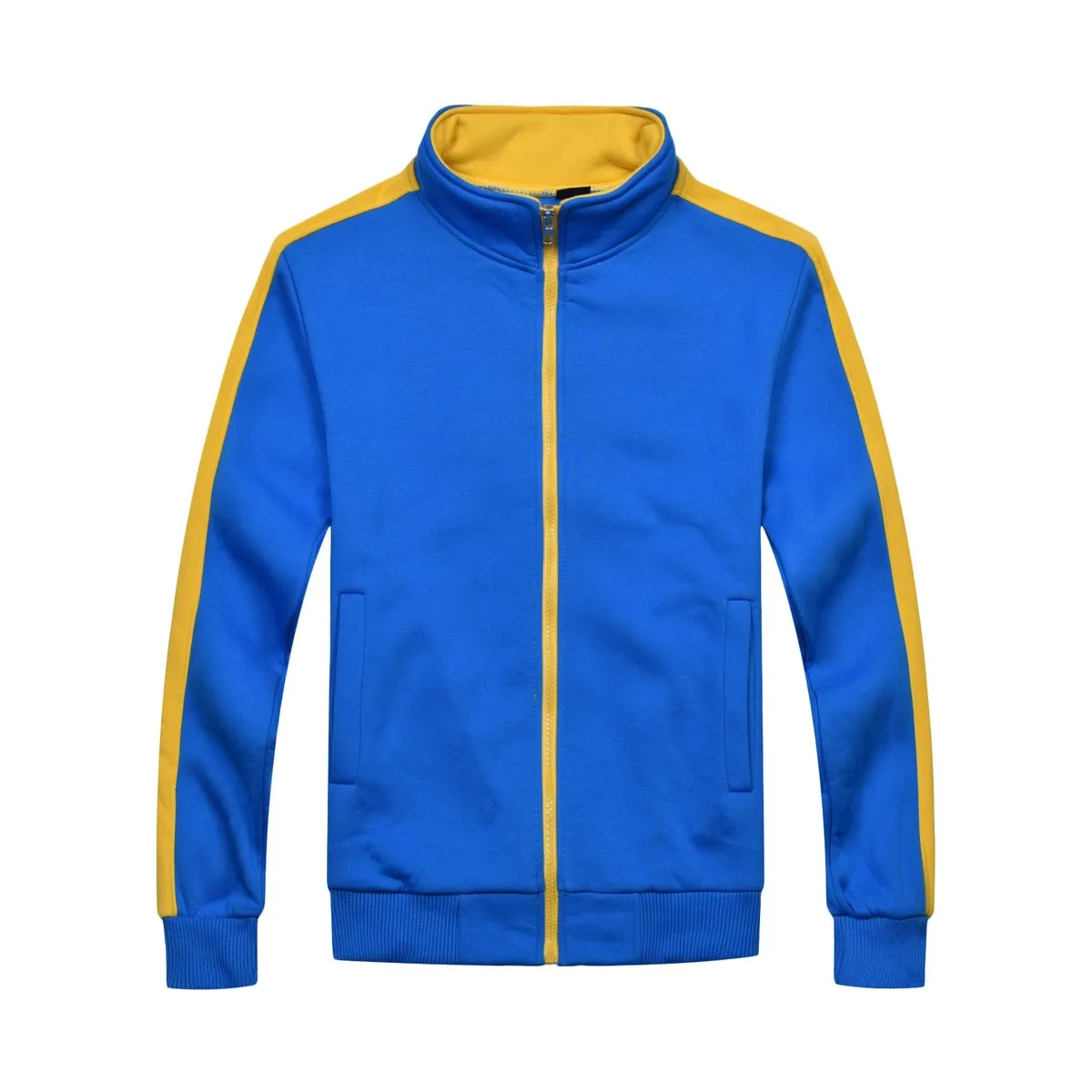Zippered Long-Sleeved Jacket For Sports
