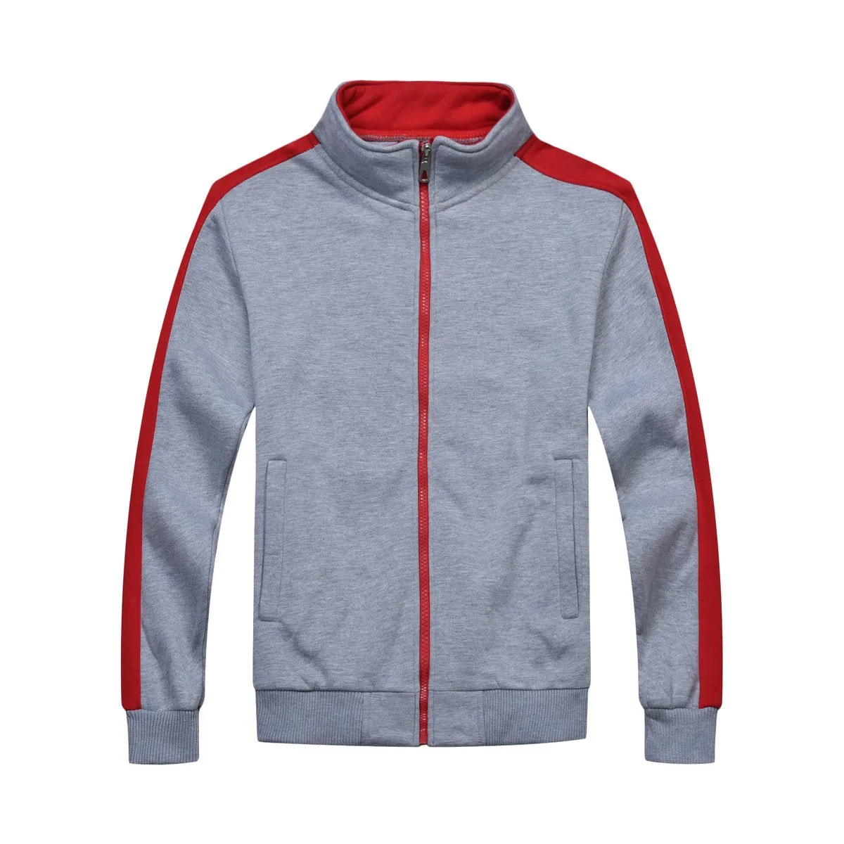 Zippered Long-Sleeved Jacket For Sports