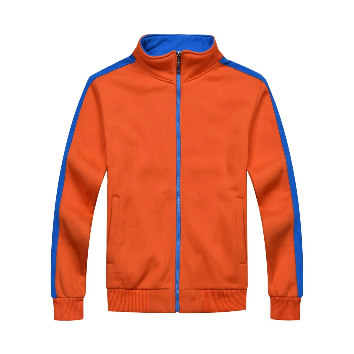 Zippered Long-Sleeved Jacket For Sports