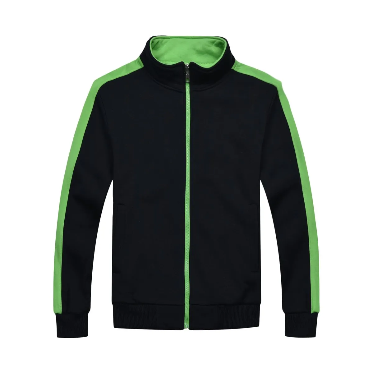 Zippered Long-Sleeved Jacket For Sports