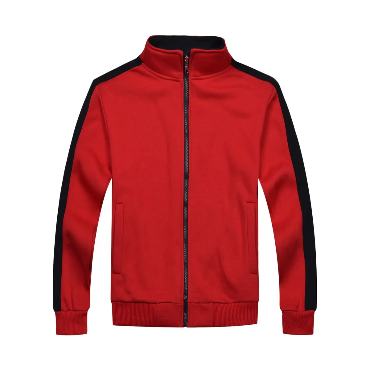 Zippered Long-Sleeved Jacket For Sports