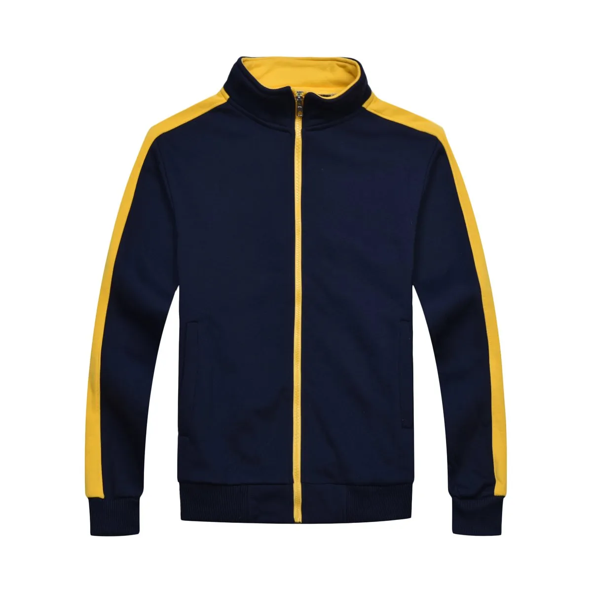 Zippered Long-Sleeved Jacket For Sports