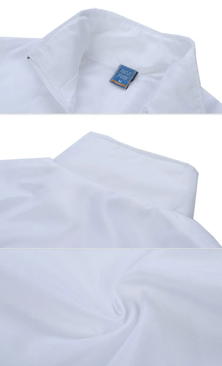 Zippered Long-Sleeved Jacket