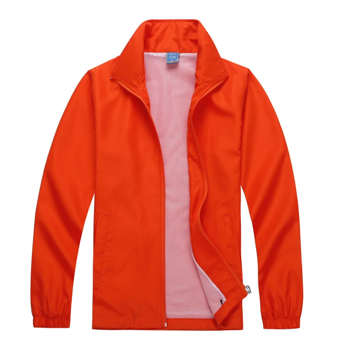 Zippered Long-Sleeved Jacket