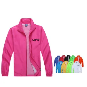 Zippered Long-Sleeved Jacket