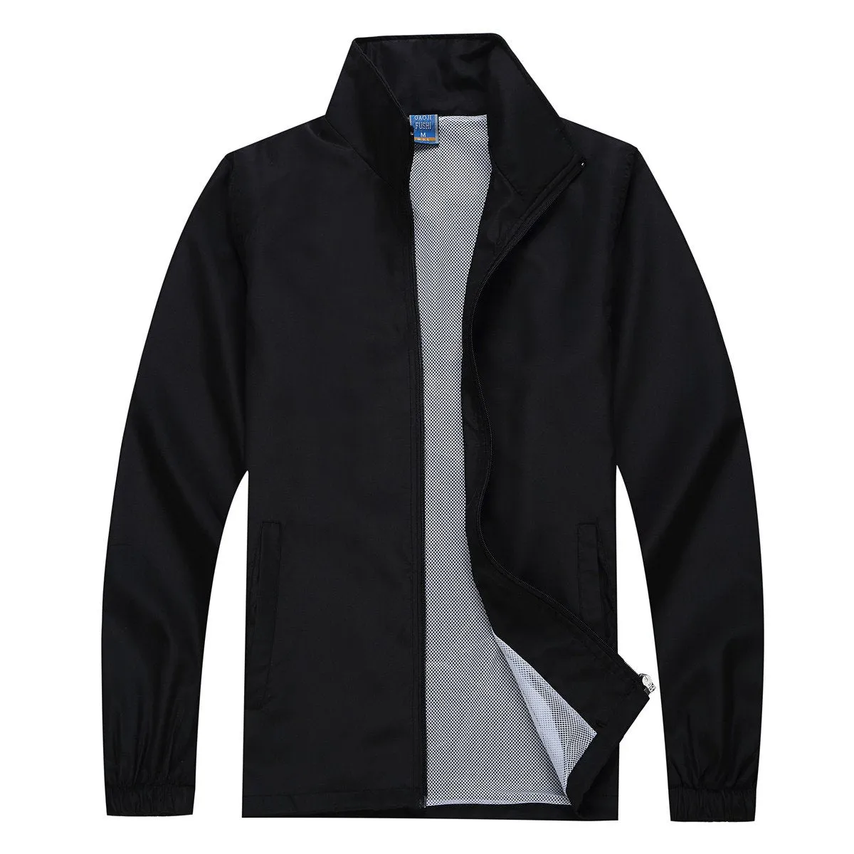 Zippered Long-Sleeved Jacket