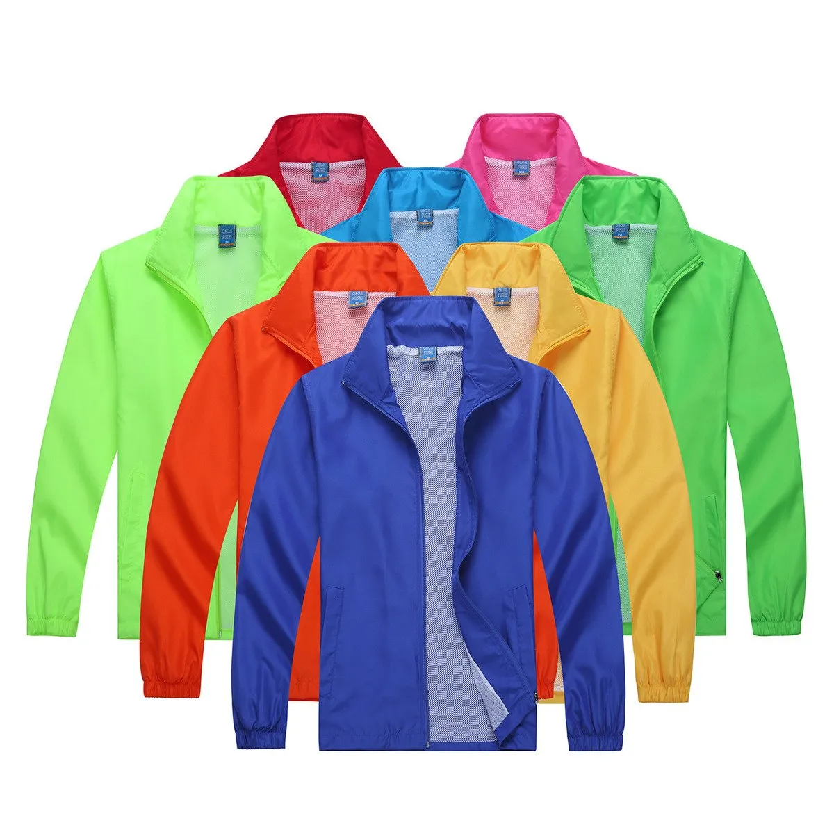 Zippered Long-Sleeved Jacket