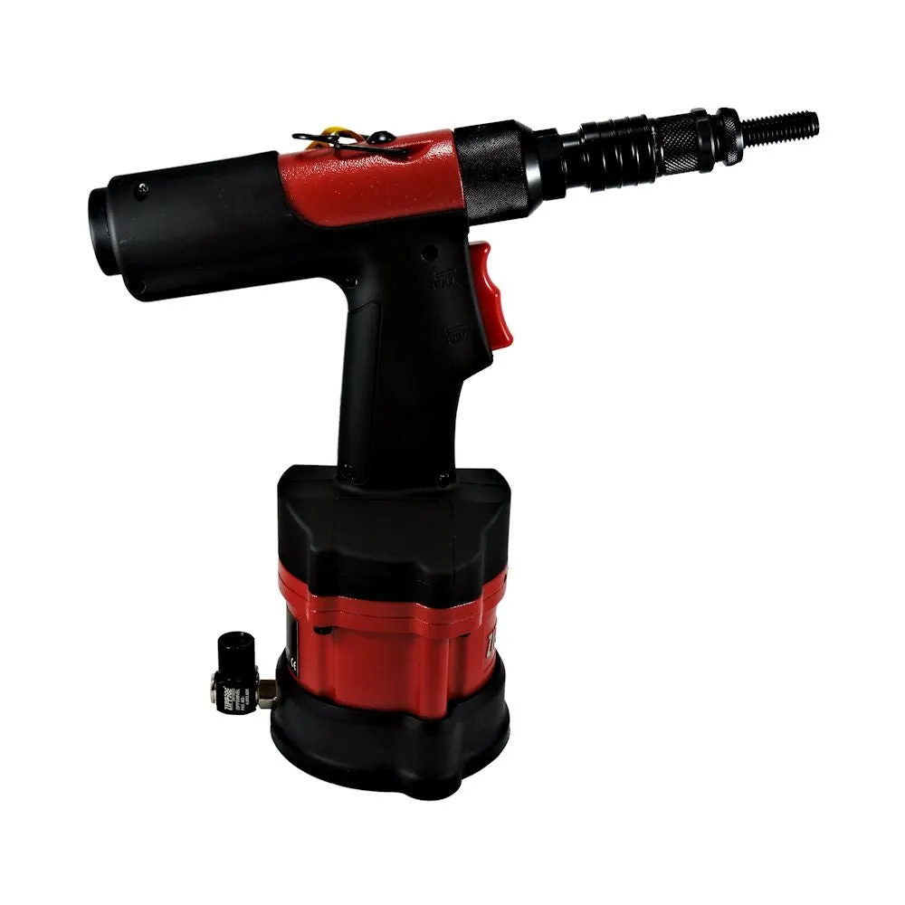 ZRN2508E (Imperial) --  5500 lb Traction Power Pneumatic / hydraulic Rivet Nut Tool - Spin/Pull/Spin  [#8-32" ~ 1/2"-13] All Material